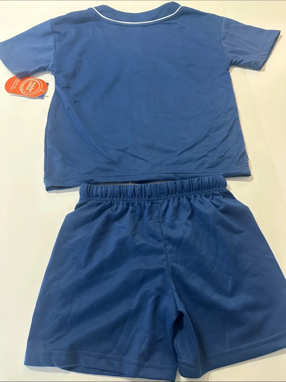 Boys Blue Pajamas Short Set with Game Controller Graphic